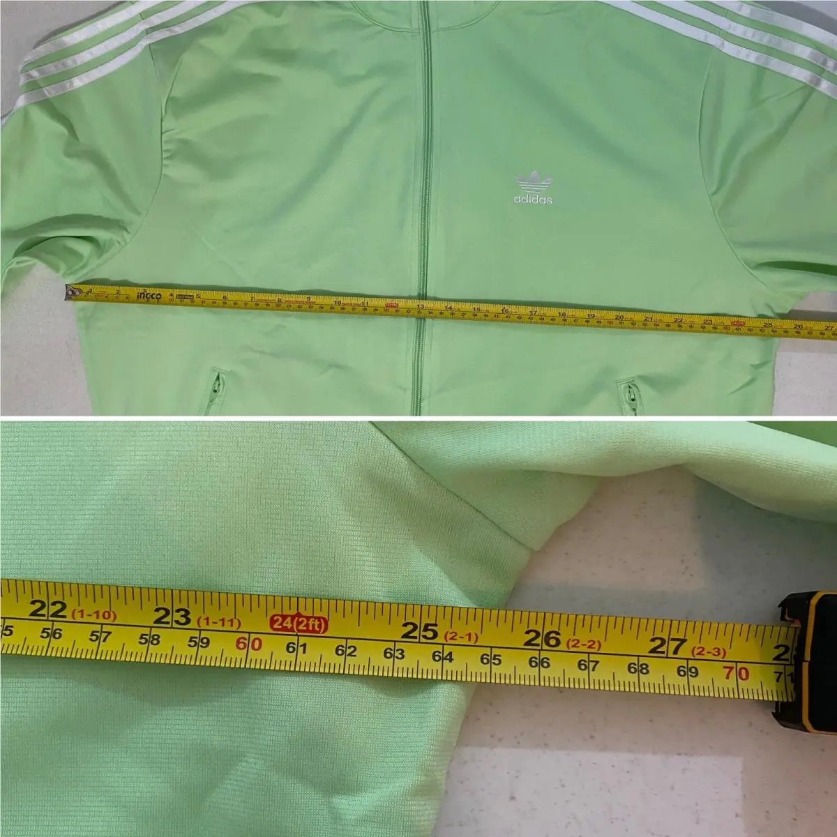 Adidas clothing - Semi Green Spark White 7