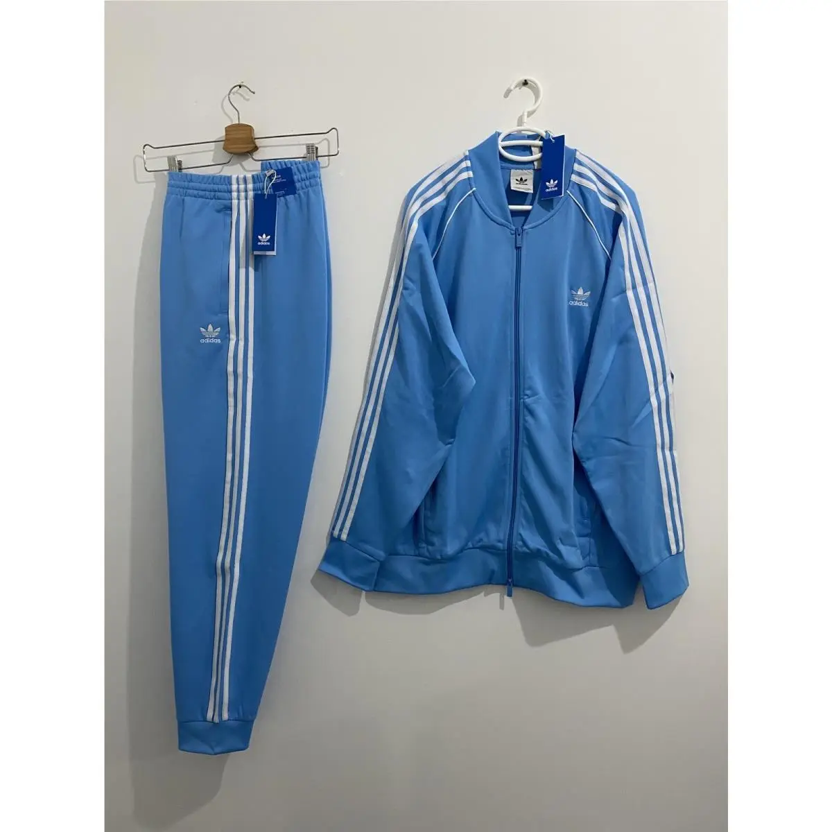 Adidas clothing - Semi Blue Burst White 0