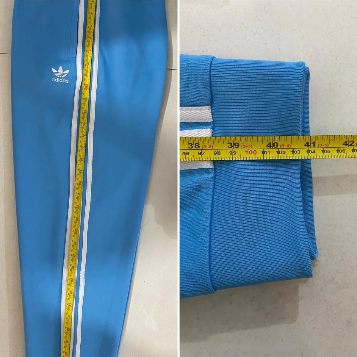 Adidas clothing - Semi Blue Burst White 9