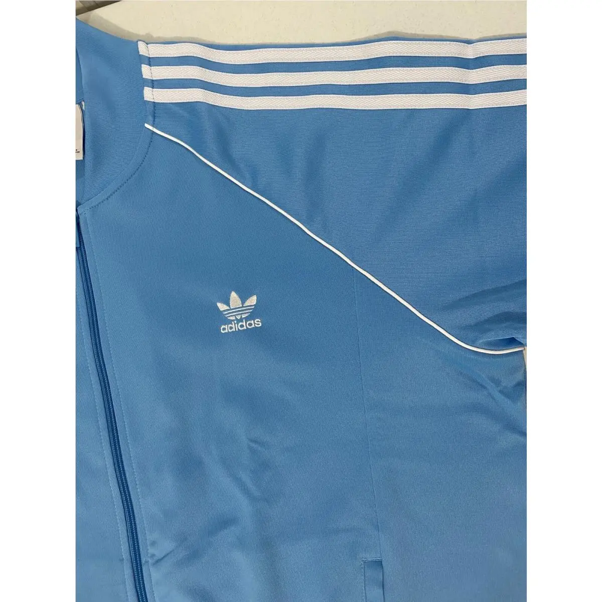 Adidas clothing - Semi Blue Burst White 1