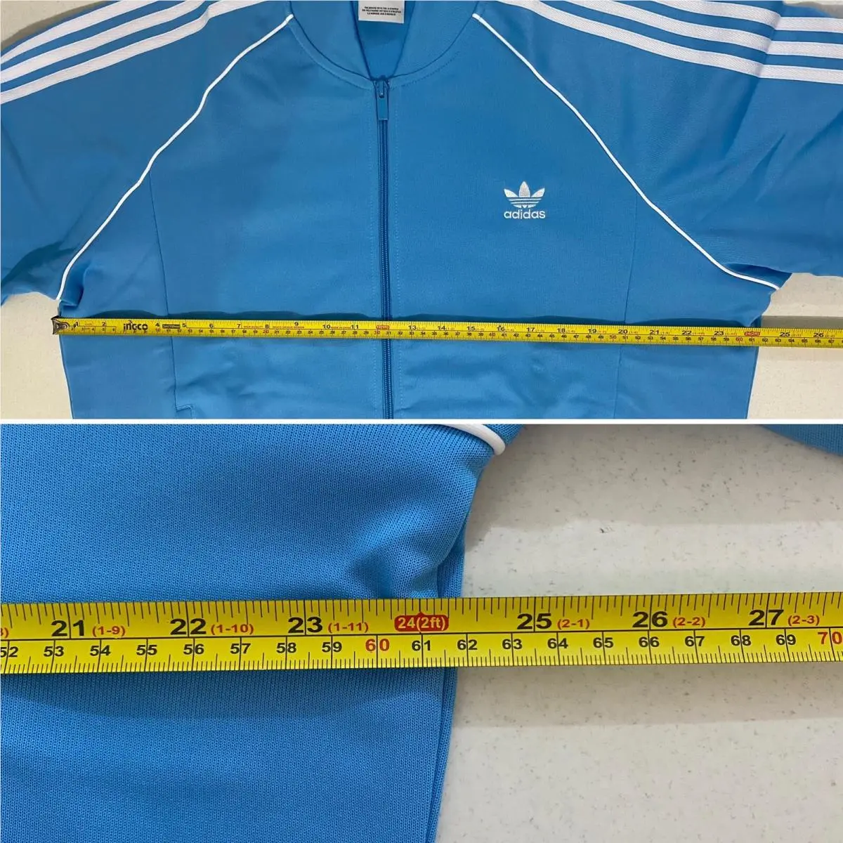 Adidas clothing - Semi Blue Burst White 6