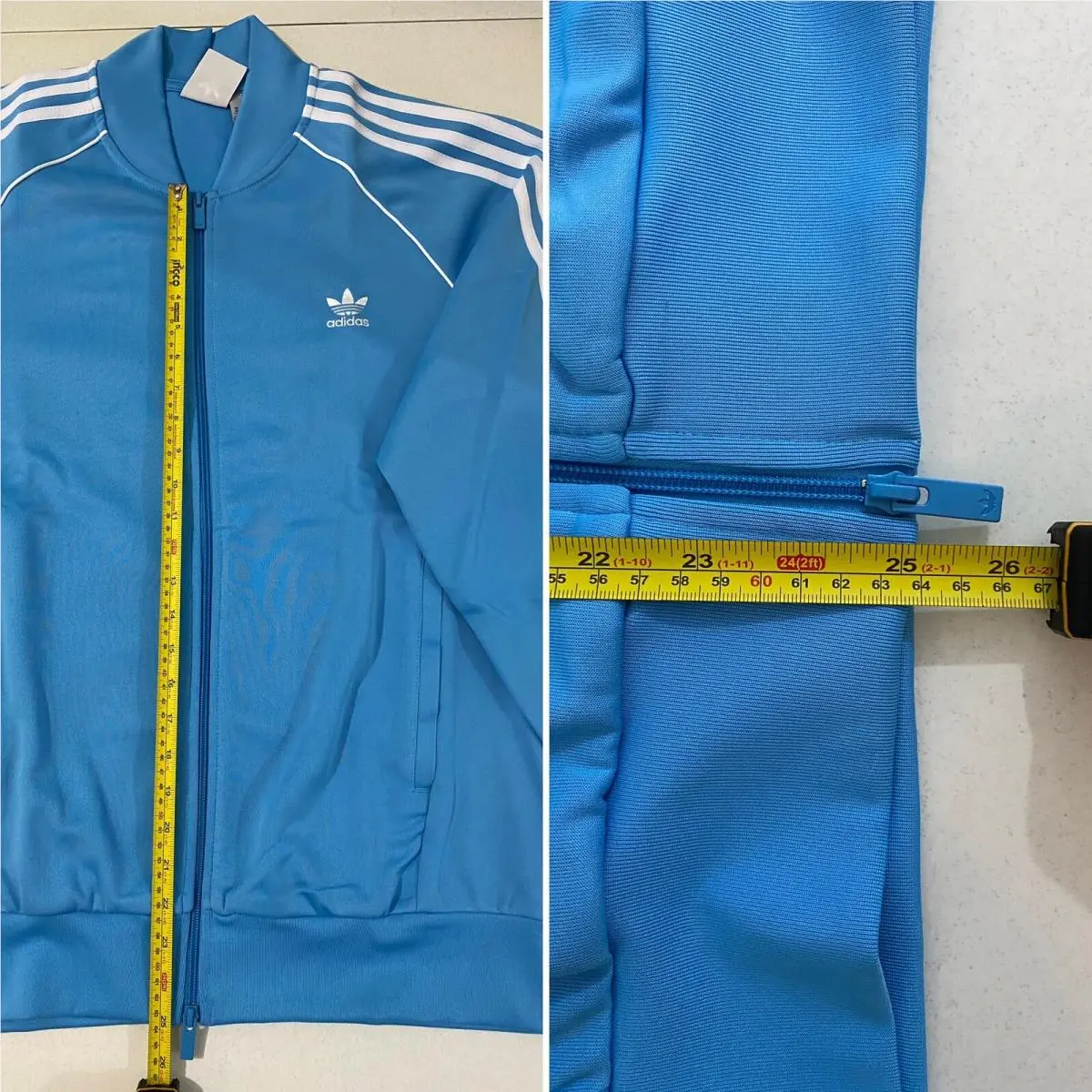 Adidas clothing - Semi Blue Burst White 7