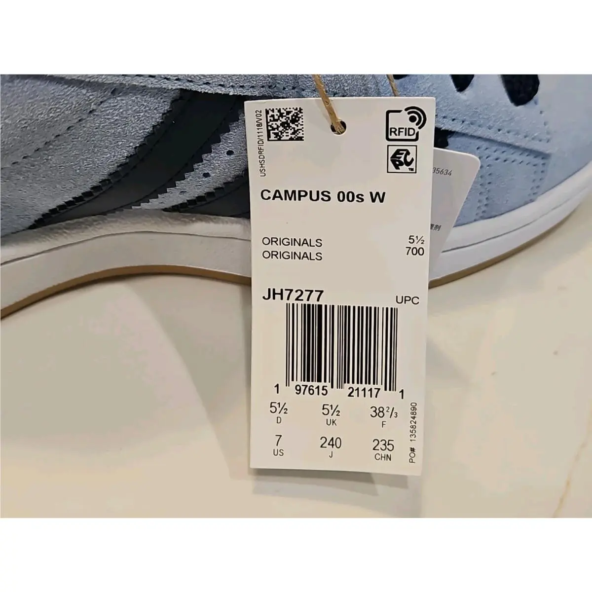 Adidas shoes - adidas Campus 00s - Campus - JH7277 - Blue 5