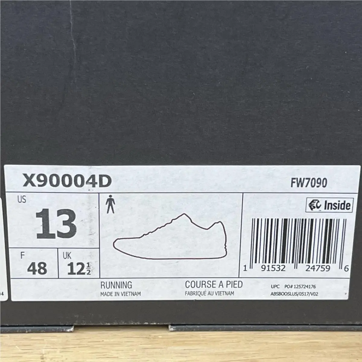 Adidas shoes - adidas X90004D - FW7090 - Black (UPC: 191532247596) 7