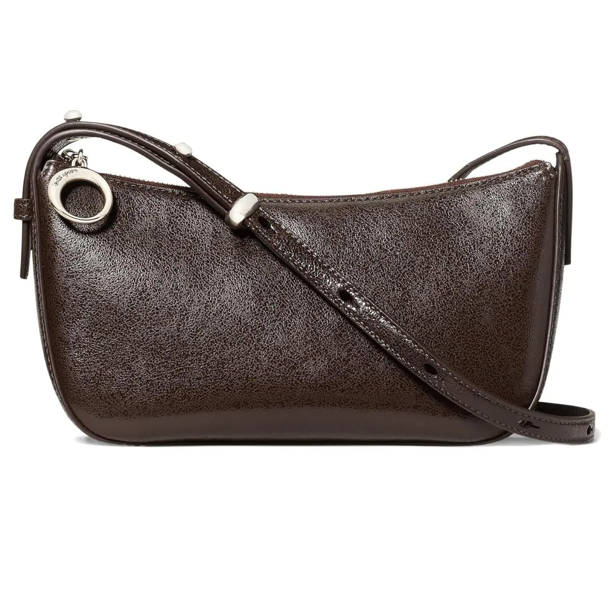 Woman`s Handbags  New York Halo Glazed Leather Crossbody Hot Fudge by Kate Spade