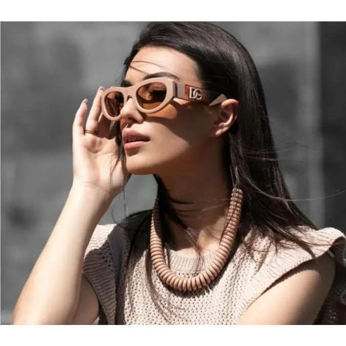 Dolce Gabbana DG6174 329273 Beige Women Sunglasses with Cha