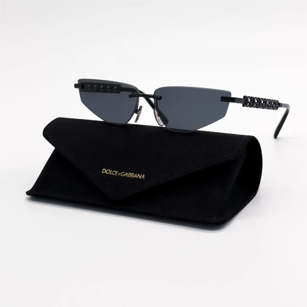 Dolce Gabbana DG2301 01/87 Black Women Sunglasses