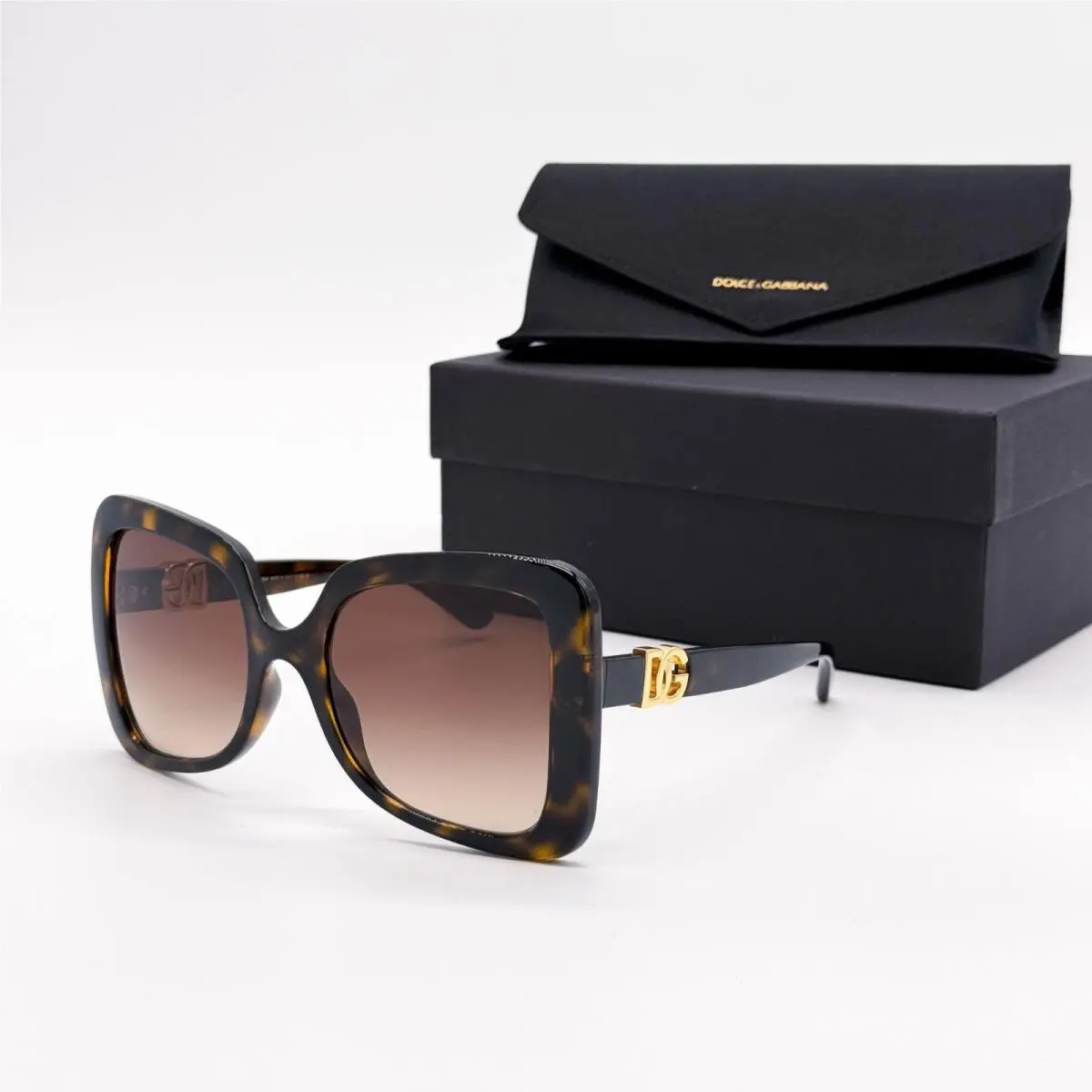 Dolce Gabbana DG6193U 502/13 Brown Women Oversized Sunglasses