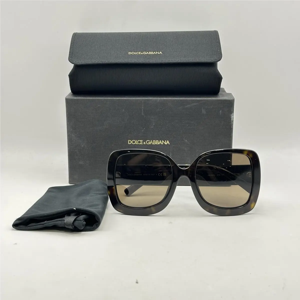 Dolce Gabbana Womens Butterfly Full Rim Sunglasses DG4513 Tortoise