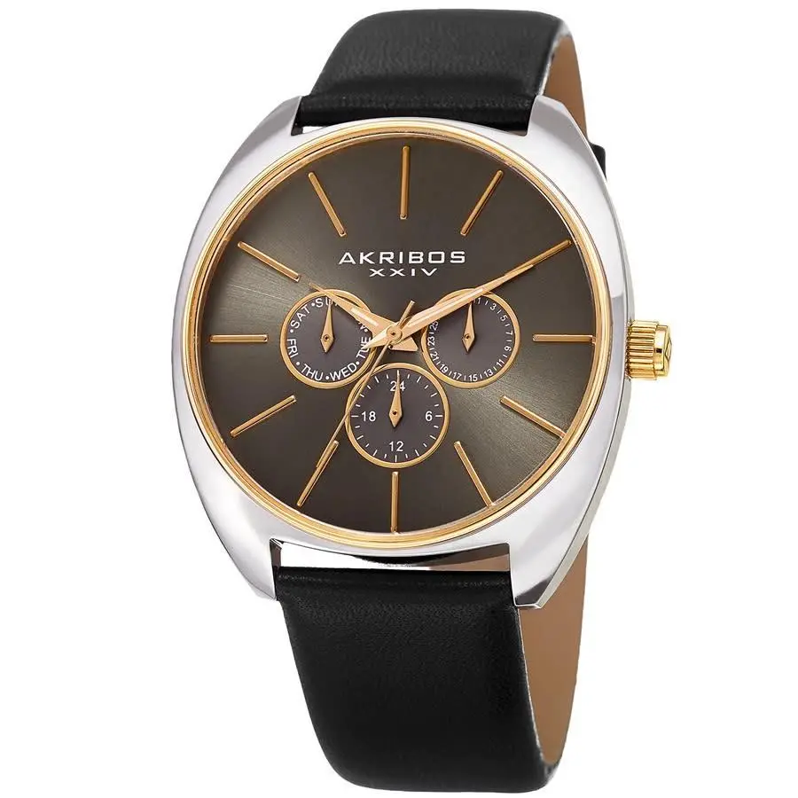 Akribos Xxiv Womens Casual Chronograph Quartz Grey Dial Men`s Watch P50186