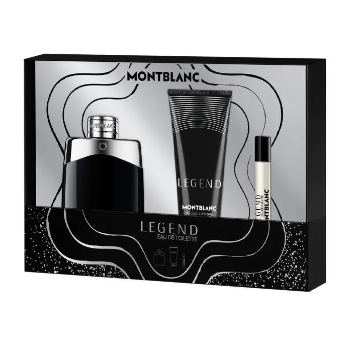 Montblanc Men`s Legend 3pcs Edt Gift Set Fragrances 3386460147927