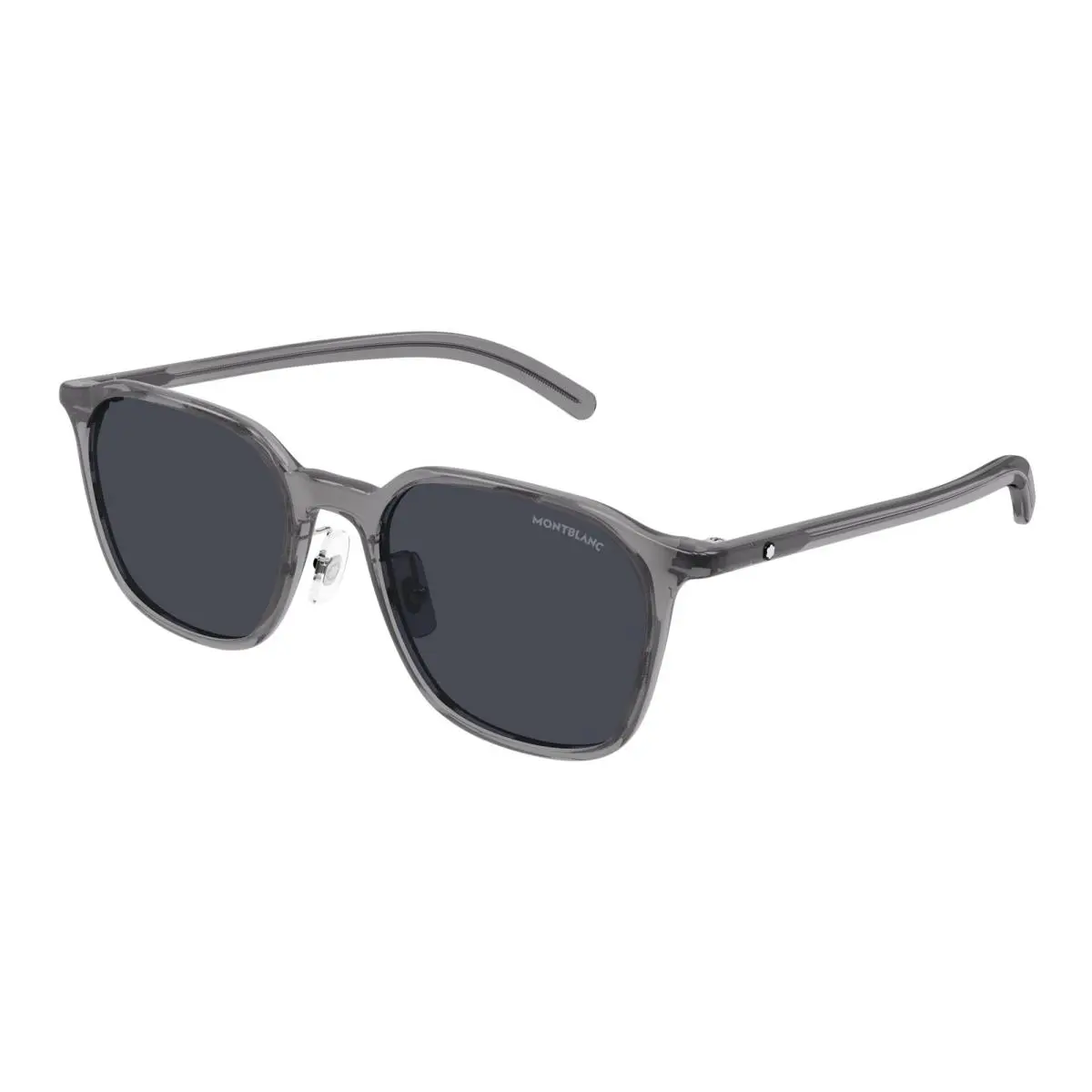 Montblanc Unisex 55 mm Grey Sunglasses MB0420SK-004