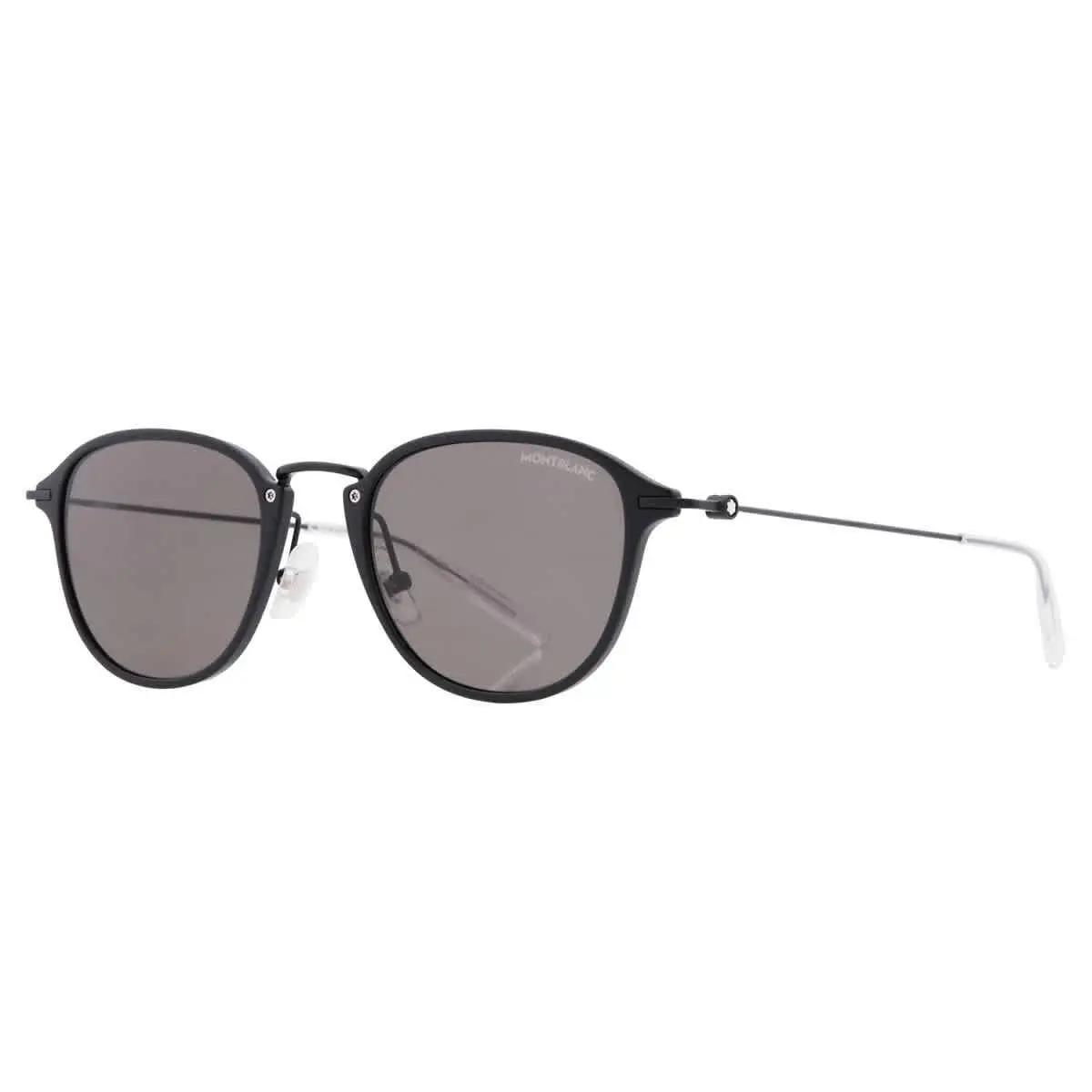Montblanc Grey Square Men`s Sunglasses MB0155S 009 51 MB0155S 009 51