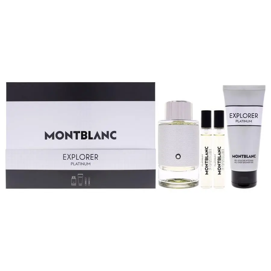 Montblanc Men`s Explorer Platinum Gift Set Fragrances 3386460154420
