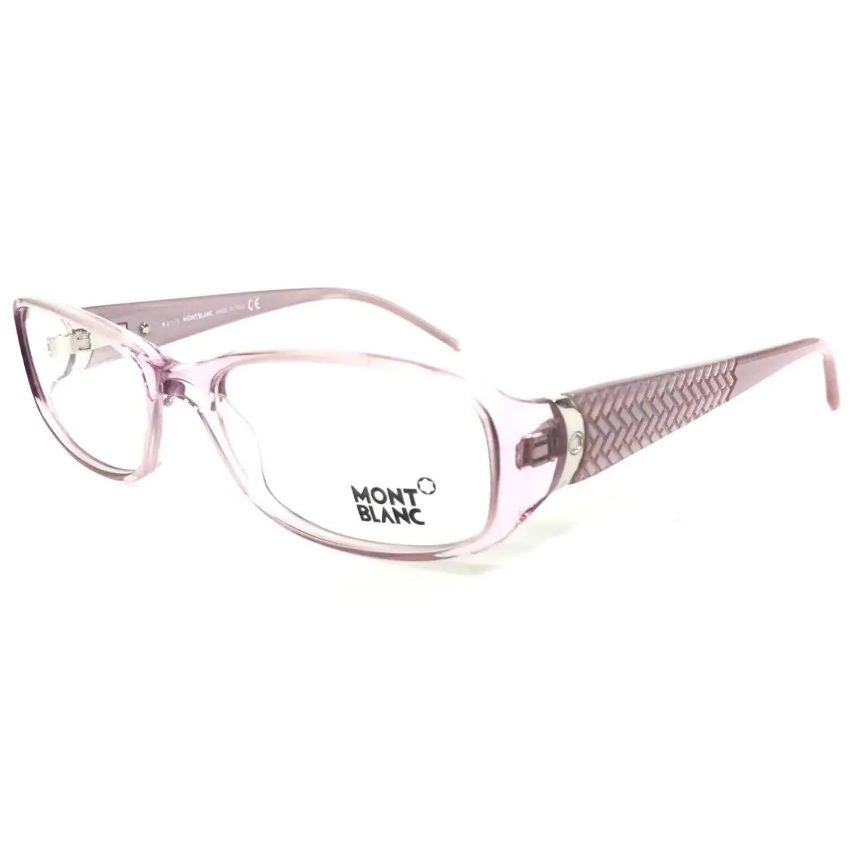 Montblanc Eyeglasses Frames MB303 078 Clear Pink Purple Rectangular 53-17-135