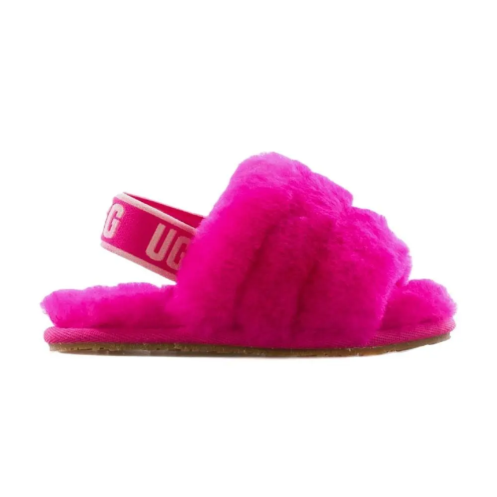 Toddler`s Ugg Fluff Yeah Slide Rock Rose 1098579T-RCR - Rock Rose