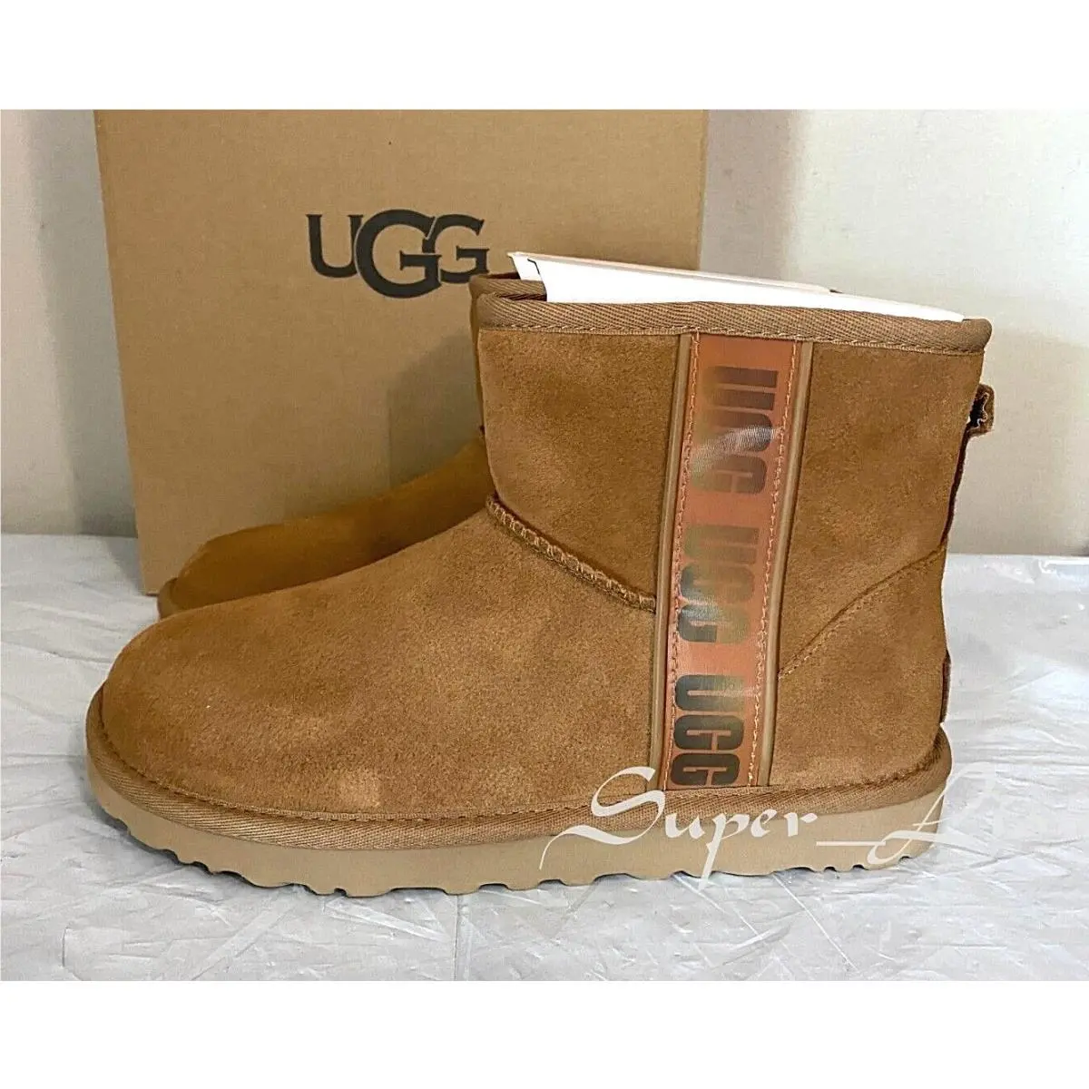 UGG shoes - UGG Australia Classic Mini Side Logo - Chestnut 9