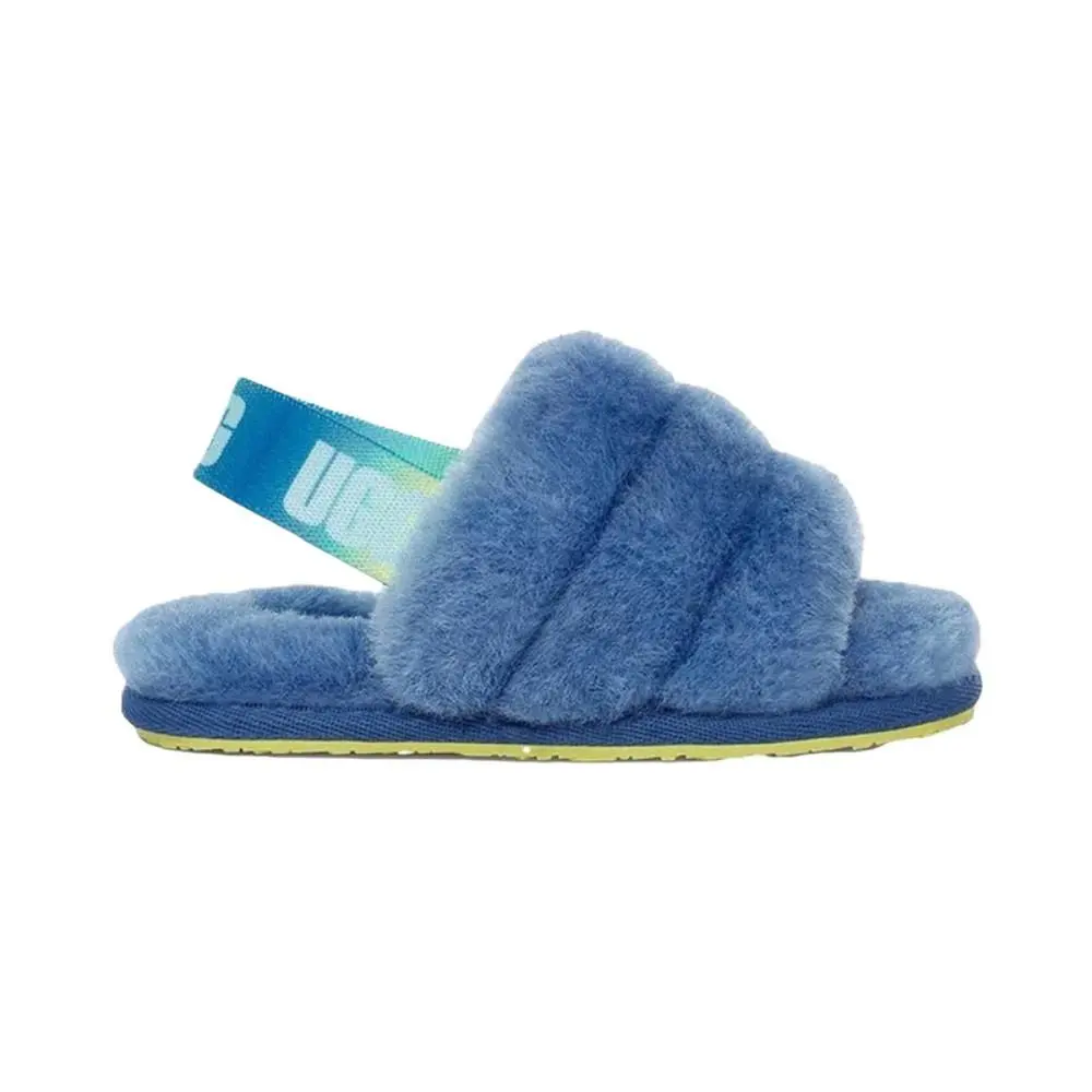 Toddler`s Ugg Fluff Yeah Slide Mystic Blue Gradient 1120032T-MBGT