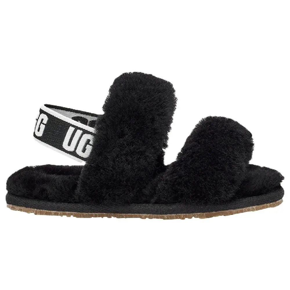 Toddler`s Ugg Oh Yeah Slide Black 1116636T-BLK