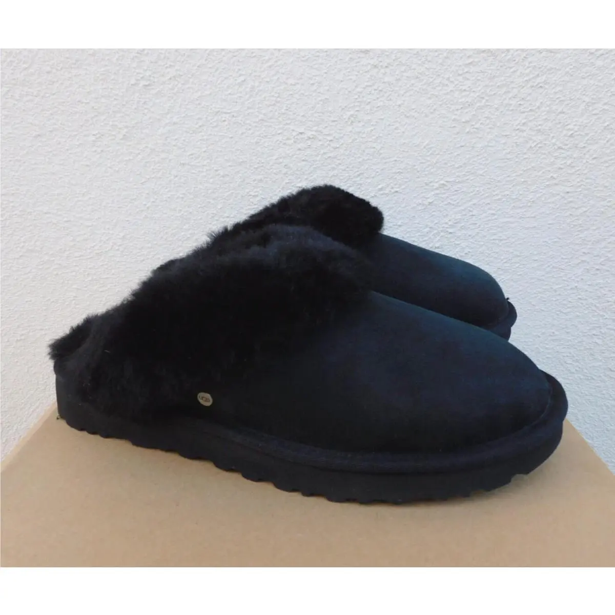 Ugg Classic Slipper II Suede/ Sheepskin Cuff Slippers Women US 11/ Eur 42