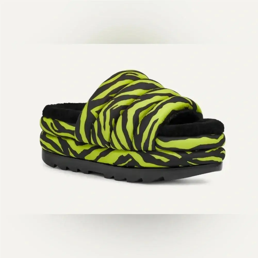 Ugg Maxi Slide Tiger Print Size 7 Nib‎