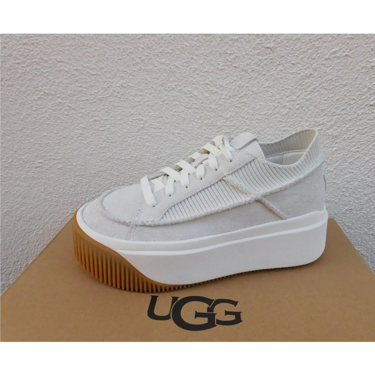 UGG shoes - UGG EZ-DIZZIT LACE - LACE - White (UPC: 197634129983) 1