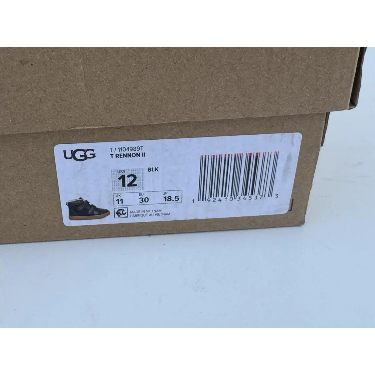 UGG shoes - Rennon II - Rennon - 1104989T - Black (UPC: 0192410345373) 1