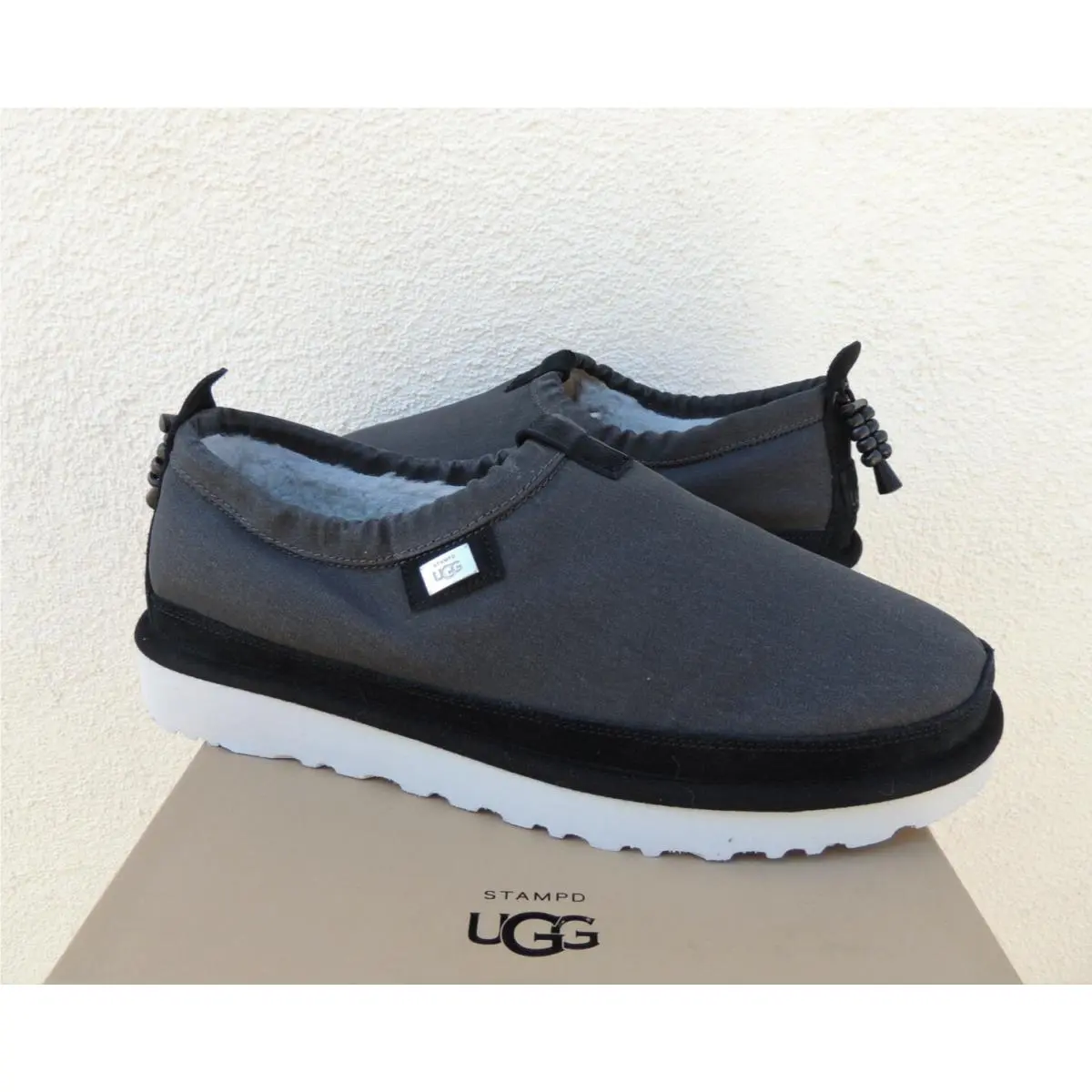 Ugg x Stampd Tasman Canvas/ Wool Slippers/ Shoes Men US 7/ Eur 40