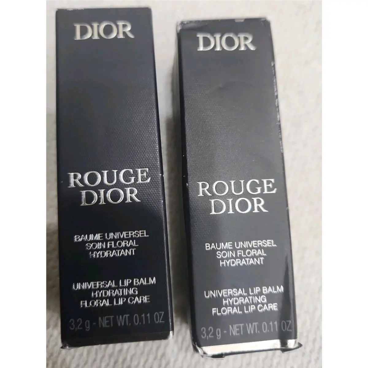 2pk Christian Dior Rouge Dior Floral Care Lip Balm 000 Diornatural Balm 0.11 oz