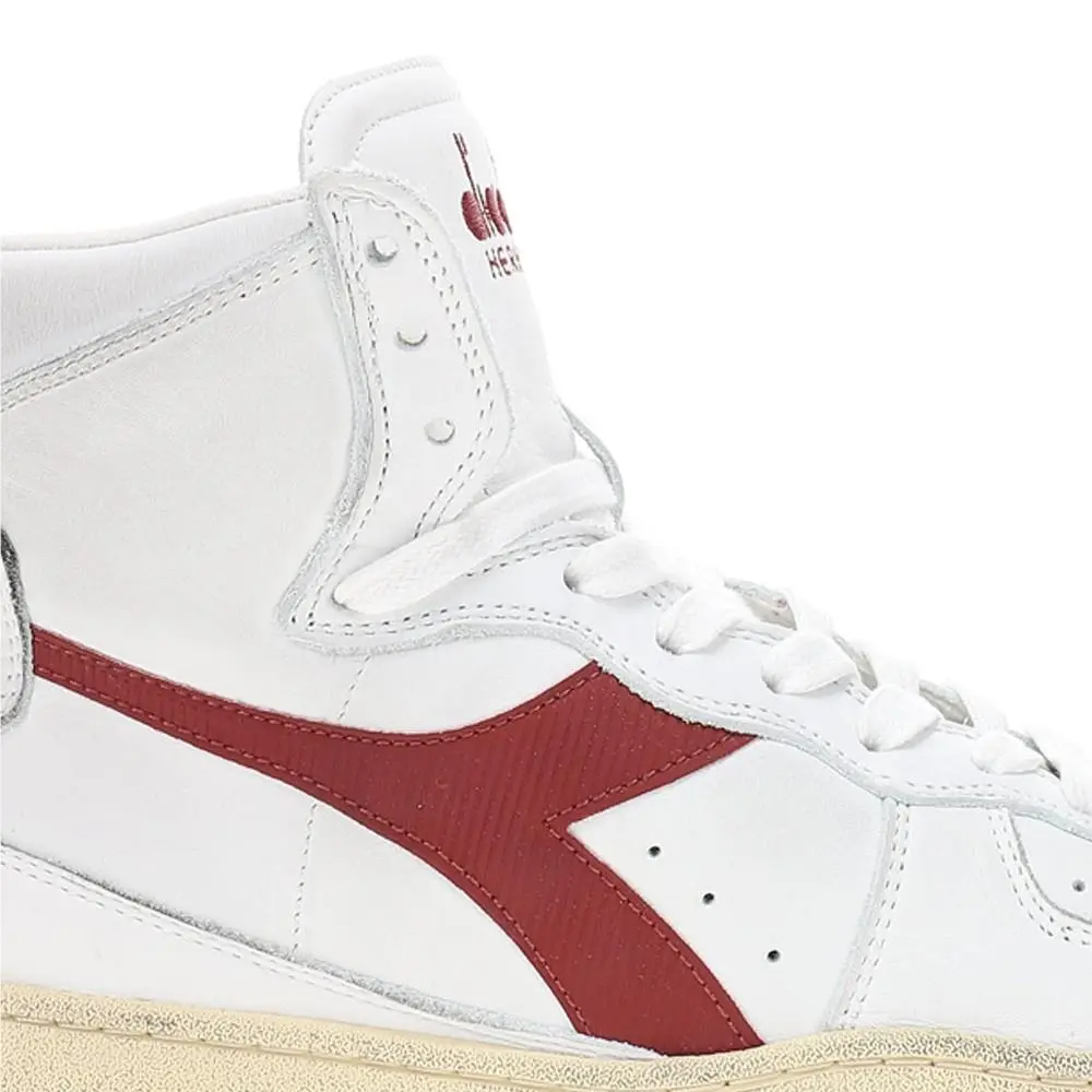 Diadora shoes - diadora Mi Basket Used High Top - 158569-C7114 - White 11