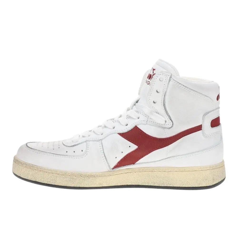 Diadora shoes - diadora Mi Basket Used High Top - 158569-C7114 - White 8