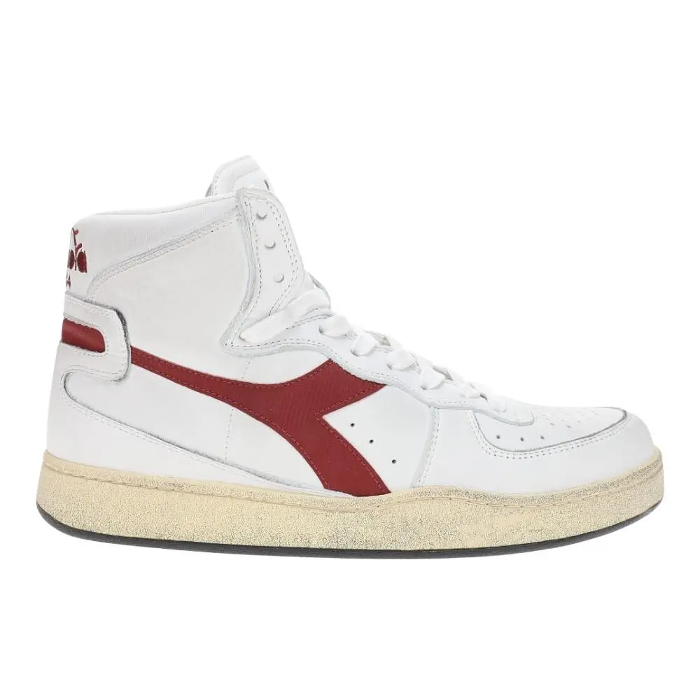 Diadora shoes - diadora Mi Basket Used High Top - 158569-C7114 - White 6