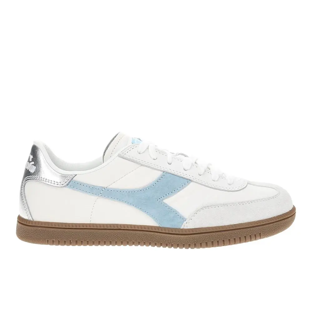 Diadora shoes - diadora Trainer Metallic Lace Up - 181918-C7425 - Blue, White 4