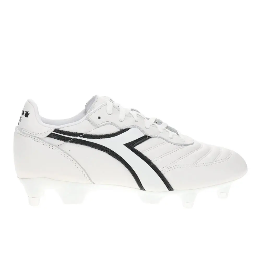Diadora Brasil Lt Mph Soccer Cleats Mens White Sneakers Athletic Shoes 180696-C0