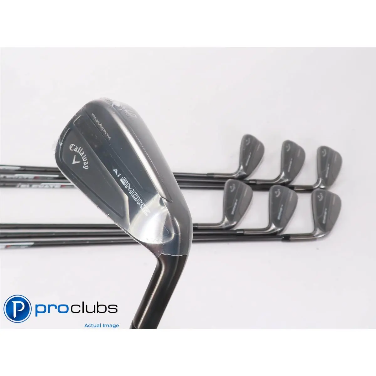 Callaway Ai Smoke Blackout 5-PW AW Iron Set - Regular Flex Steel 511572