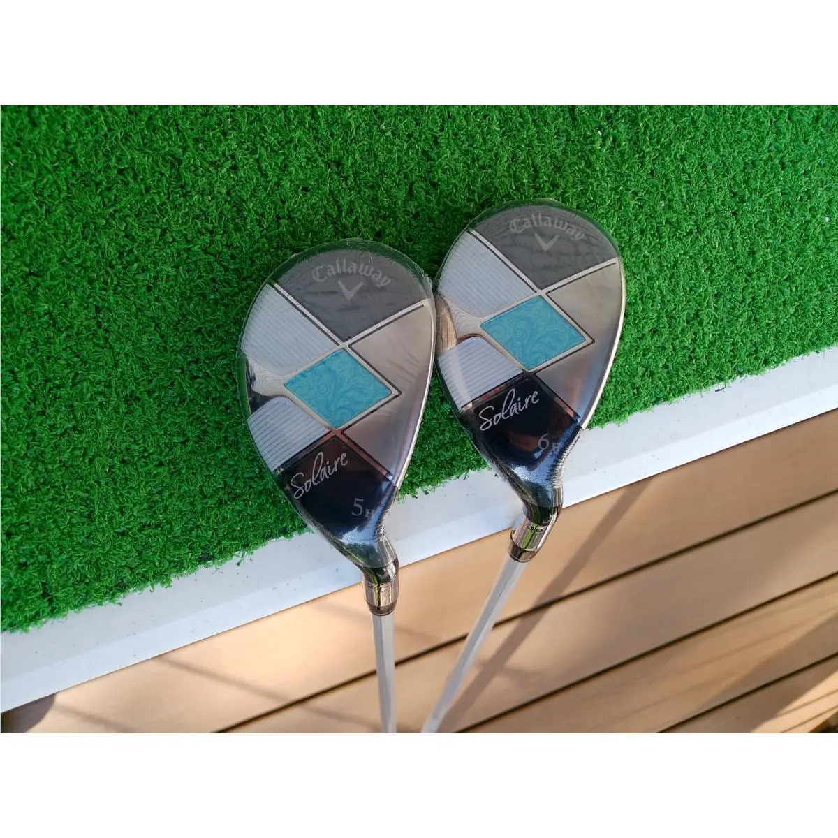Callaway Solaire Blue 5H 6H Hybrid Set w/ Ladies Flex Shafts