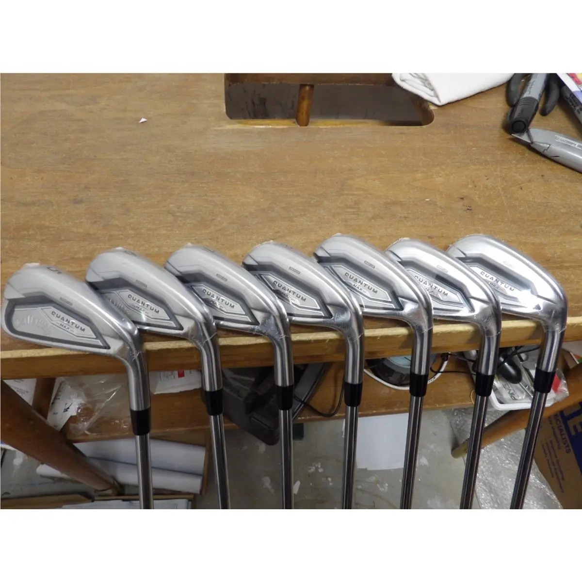 Callaway Quantum Max Irons 5-AW Regular Flex Kbs Max Steel