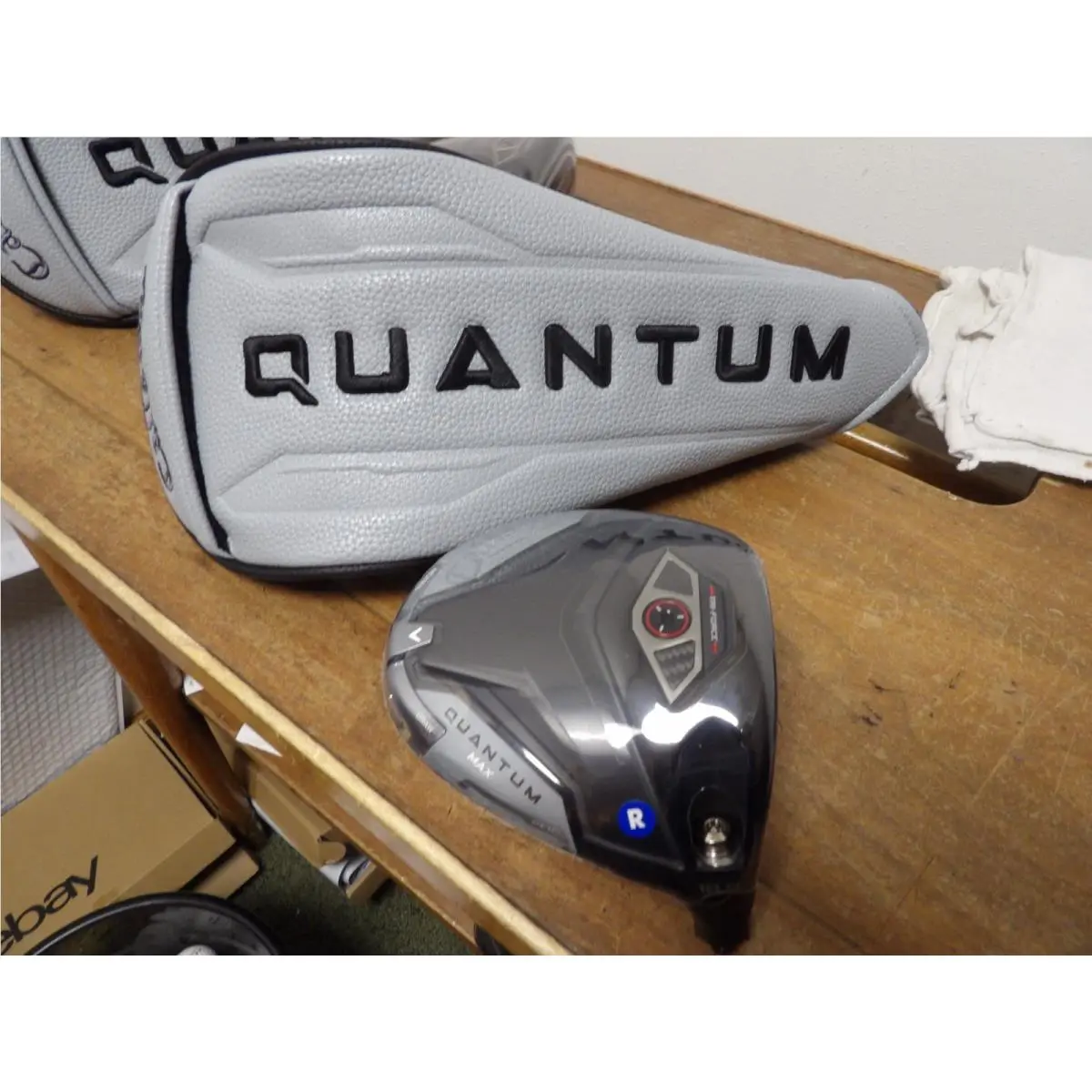 2026 Callaway Quantum Max 10.5 Driver Head Only W/hc IN Plastic