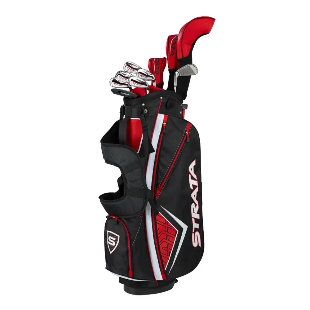 Left Handed Callaway Golf Strata Plus Complete 14 Piece Set Men`s