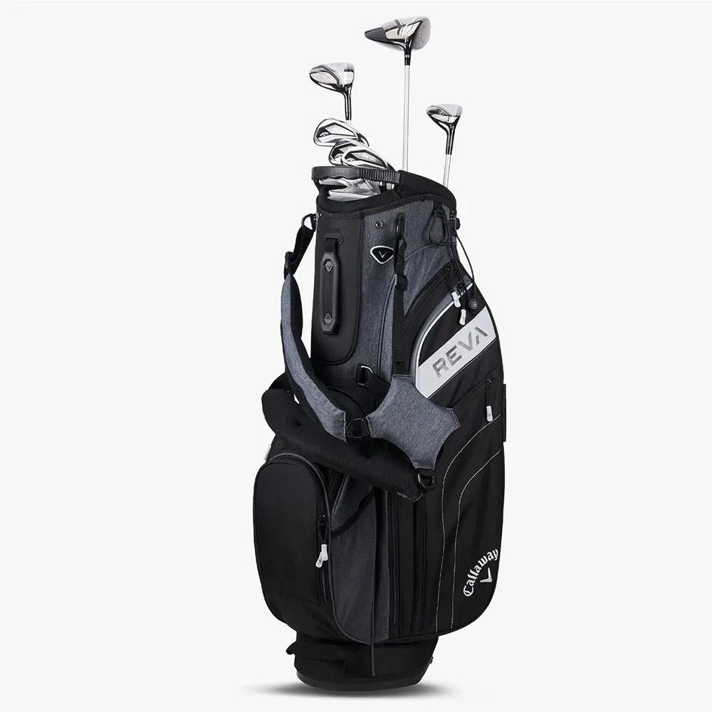 Lady Callaway Reva 25 Complete 8 Piece Golf Set Black Stand Bag