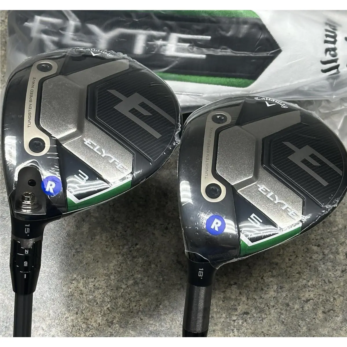 Callaway Elyte Fairway Wood Set Left Hand 3-Wood 3W 5-Wood 5W Denali Regular LH
