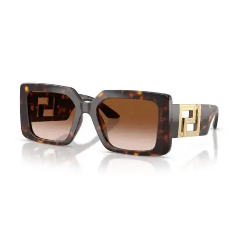 Versace 0VE4505U 108/13 Havana/brown Gradient 55mm Women`s Sunglasses