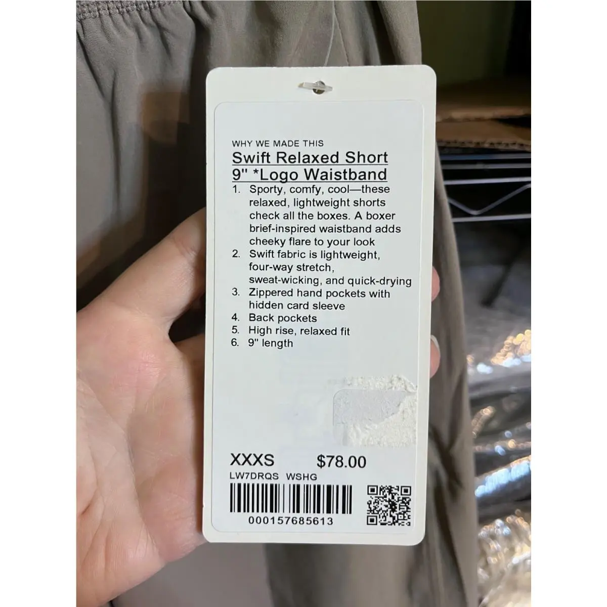 Lululemon clothing - Warm Ash Grey 13