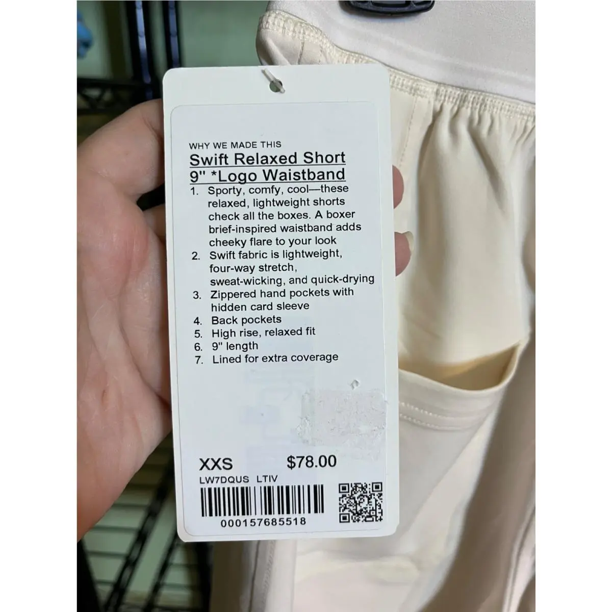 Lululemon clothing - Light Ivory 1
