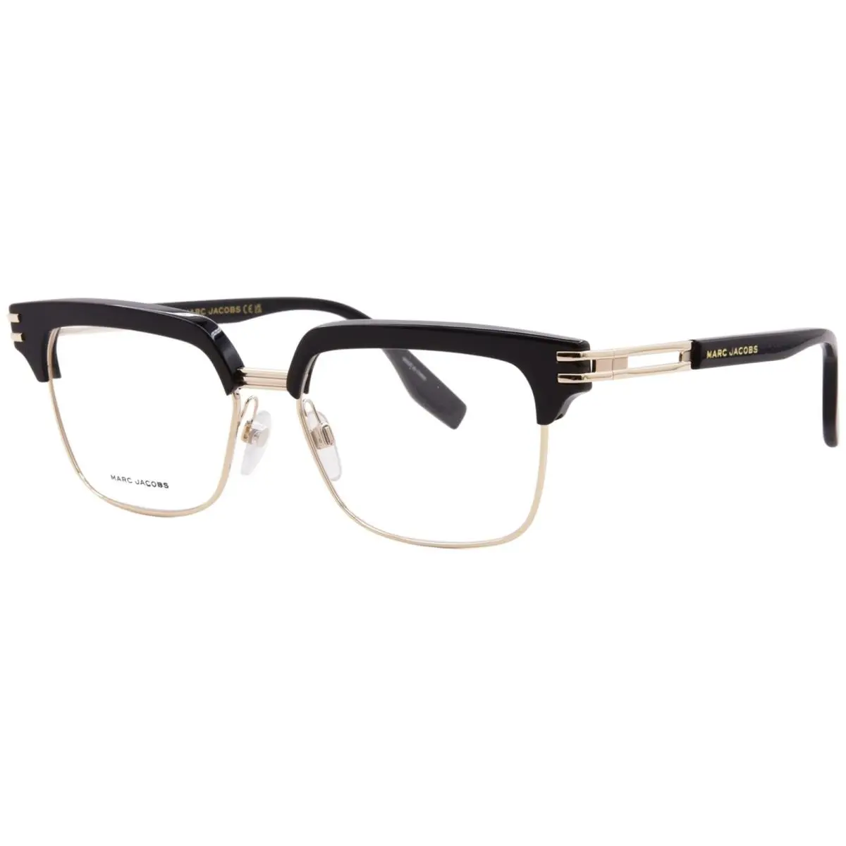 Marc Jacobs Marc-786 Rhl Eyeglasses Men`s Gold/black Full Rim Rectangle 54mm