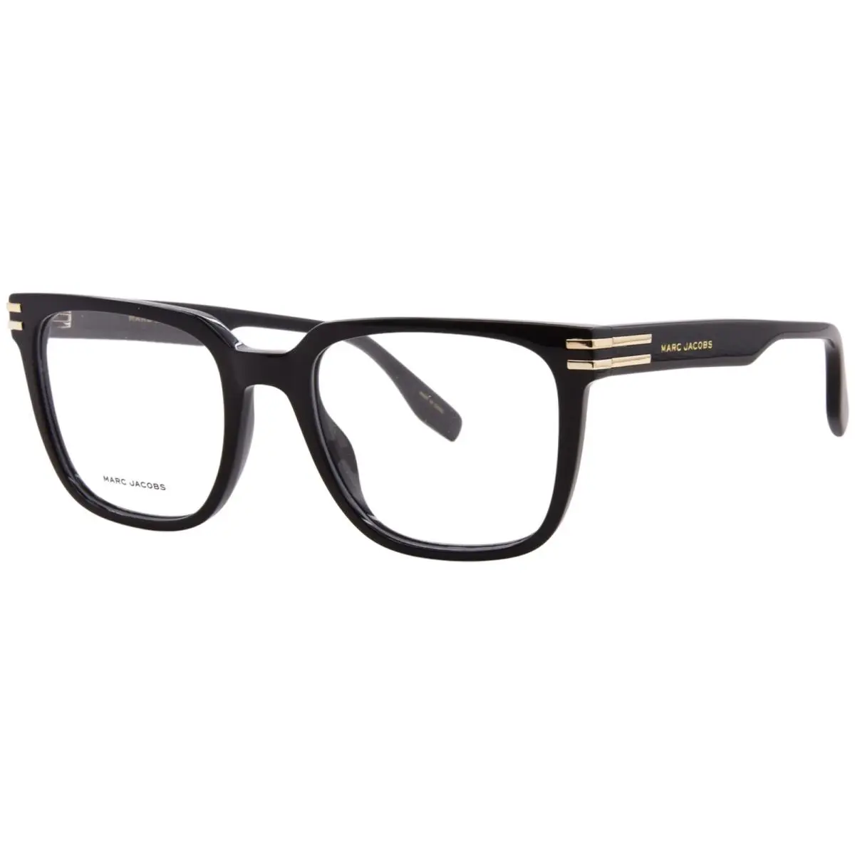Marc Jacobs Marc-754 807 Eyeglasses Men`s Black Full Rim Rectangle Shape 53mm