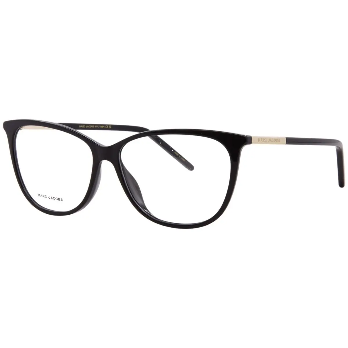 Marc Jacobs Marc-706 807 Eyeglasses Frame Women`s Black Full Rim Cat Eye 55mm