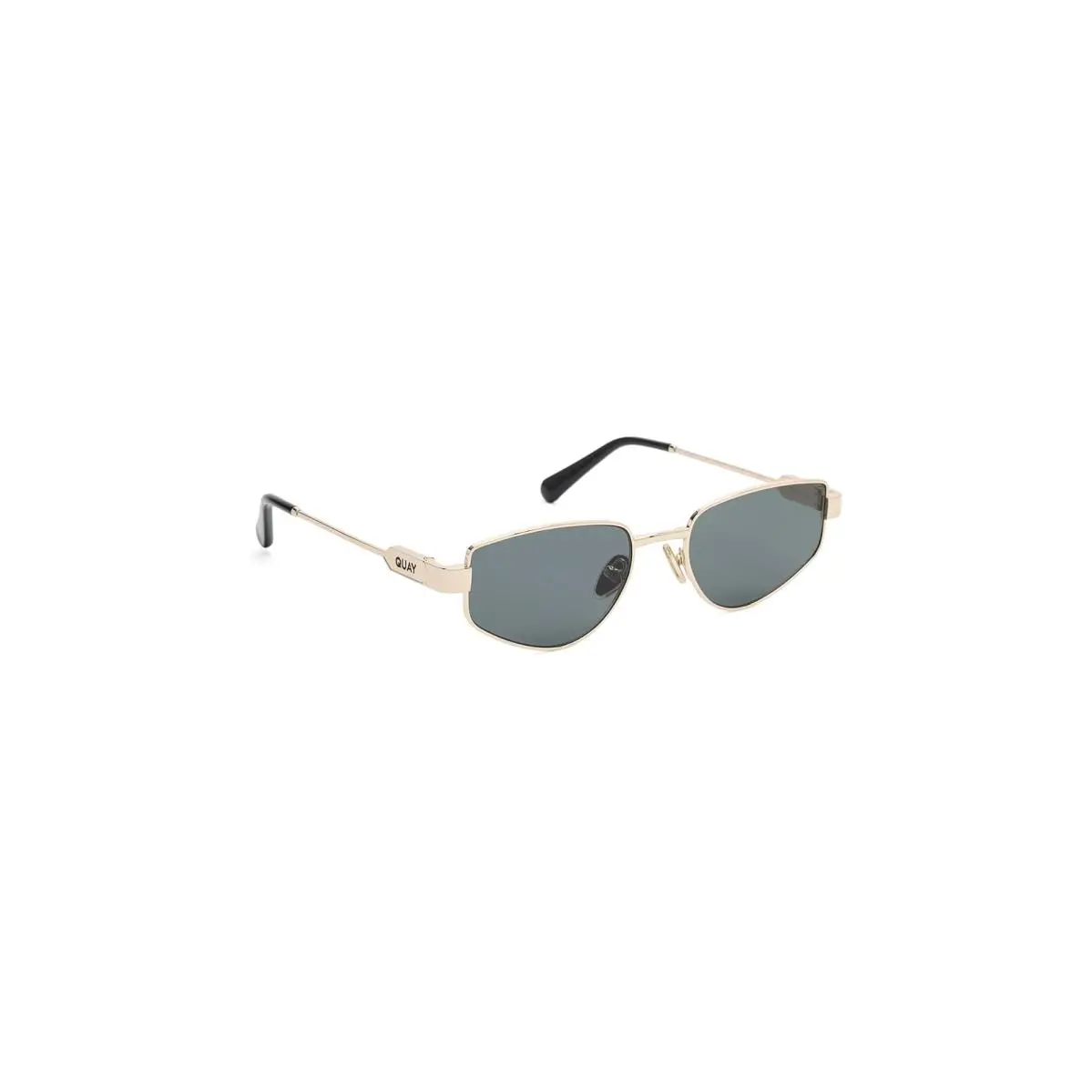 Unisex Sunglasses Quay Australia Hit Single Gold/Black by QUAY