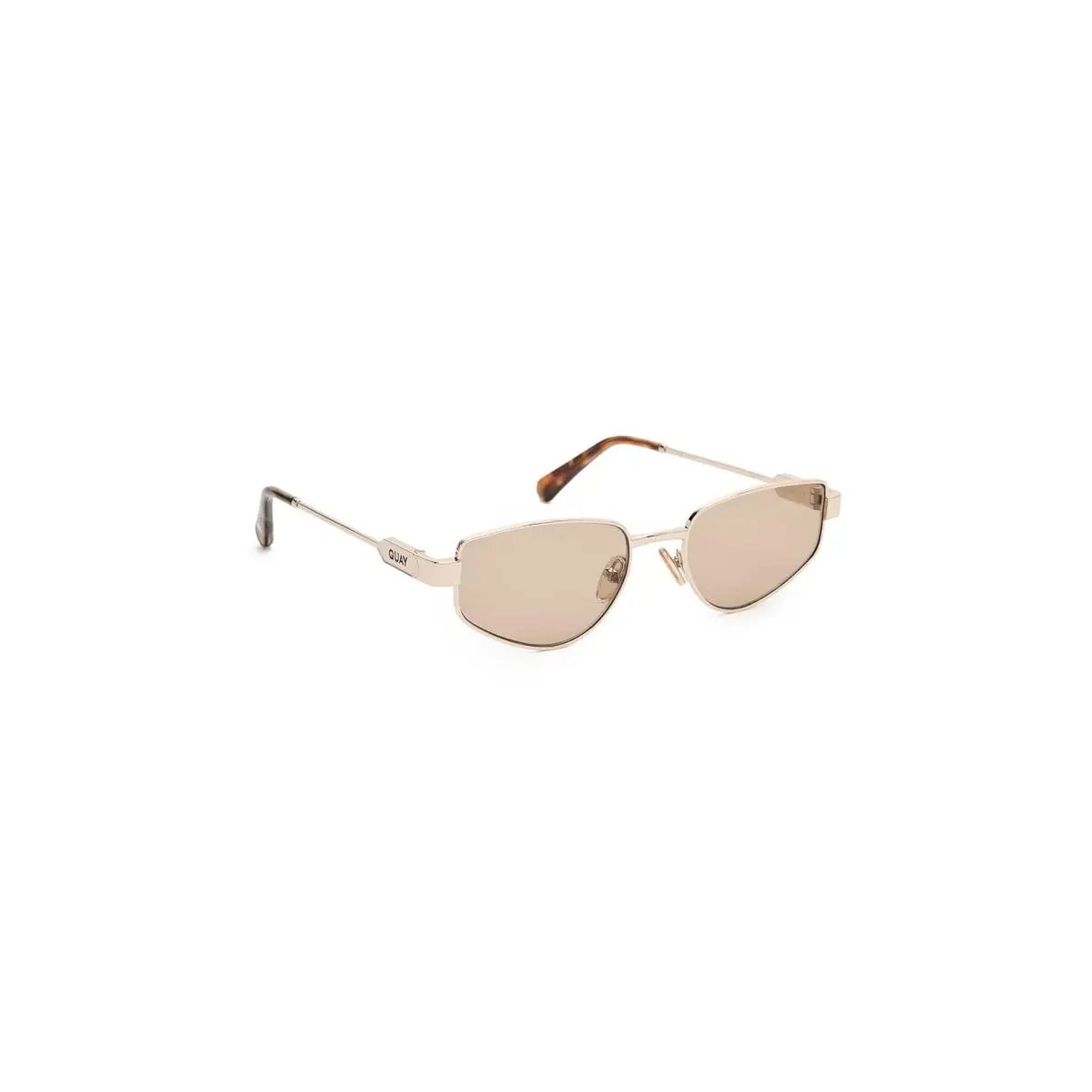 Unisex Sunglasses Quay Australia Hit Single Gold/Brown by QUAY