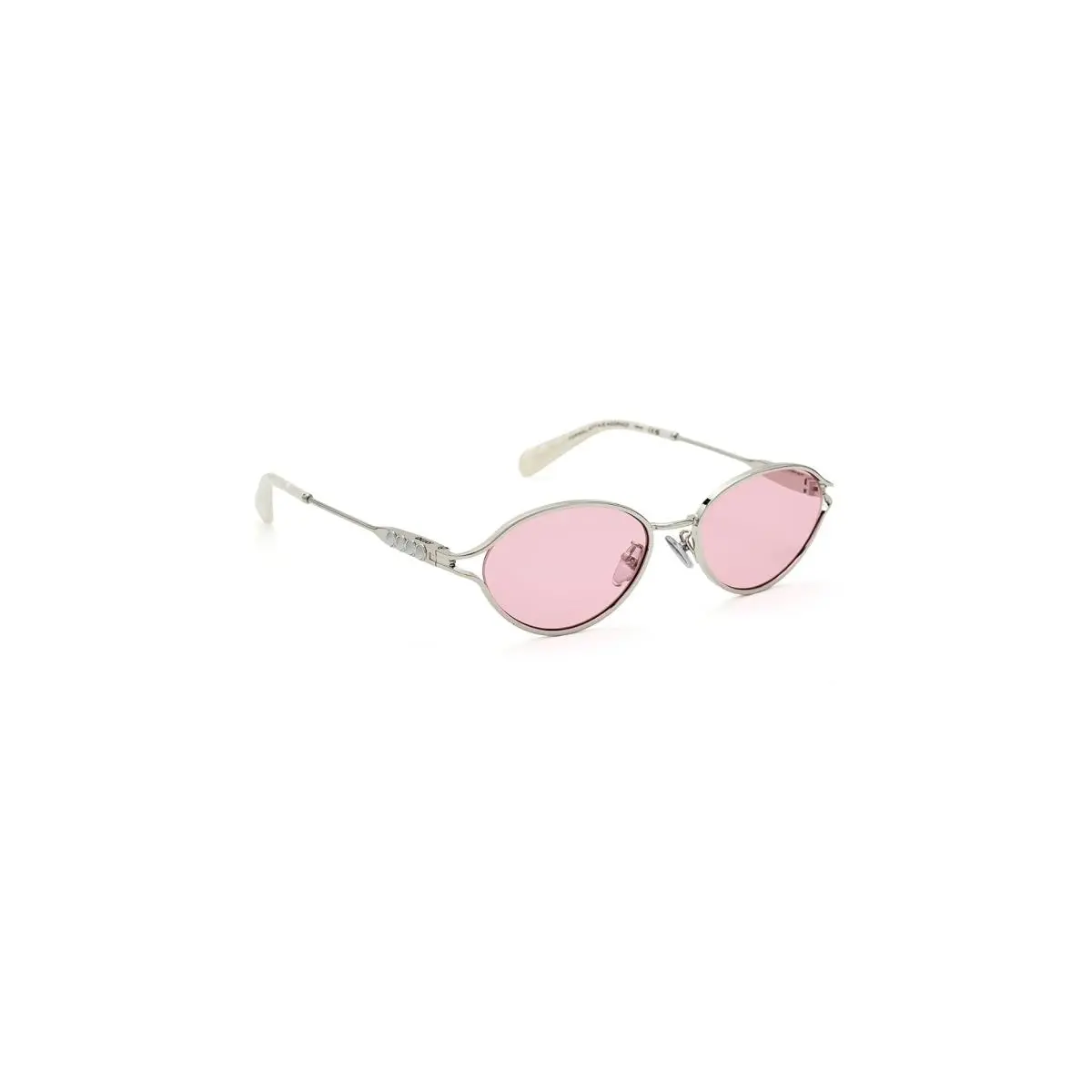 Unisex Sunglasses Quay Australia Formal Affair Adorned Silver/Pink by QUAY